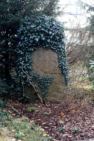 Место захоронения Адольфа Энглера (1844-1930) и его жены Марии (1854-1943).