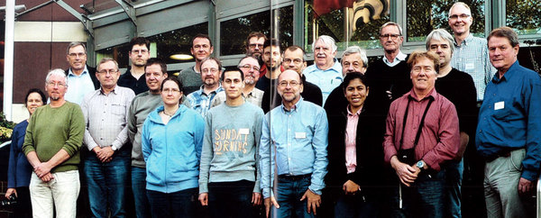 Групповая фотография участников съезда Европейского Криптокоринового Общества (European Cryptocoryne Society) в Гамбурге в 2015 году.